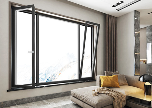 Simple and atmospheric design: casement windows