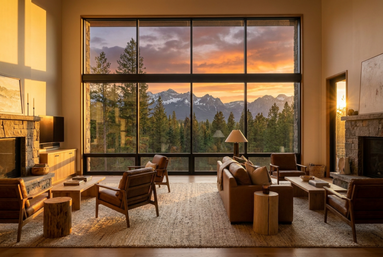 Large-span custom architectural fixed picture windows manufactured in China by Richocean
