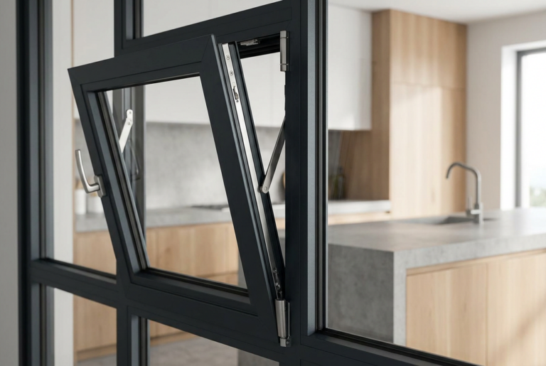 European style premium aluminum tilt and turn windows made in China by Richocean