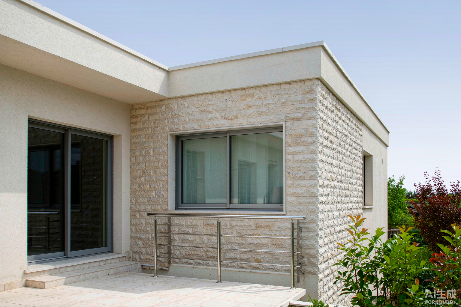 Fenetres coulissantes en aluminium installed on a residential facade in China - thermal break sliding window system with double glazing and slim frames